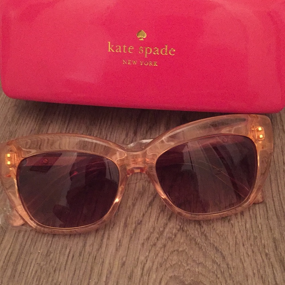 Pink Kate Spade sunglasses